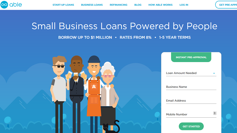 able lending crowdfunding